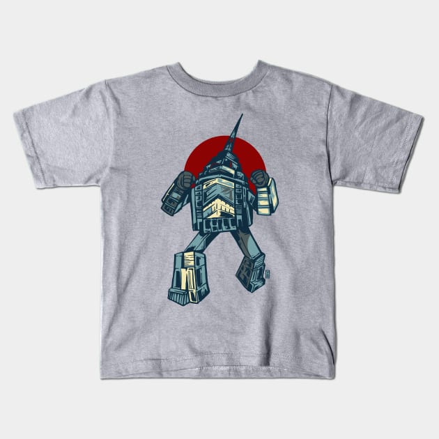 Liberty One Mech Kids T-Shirt by Thomcat23